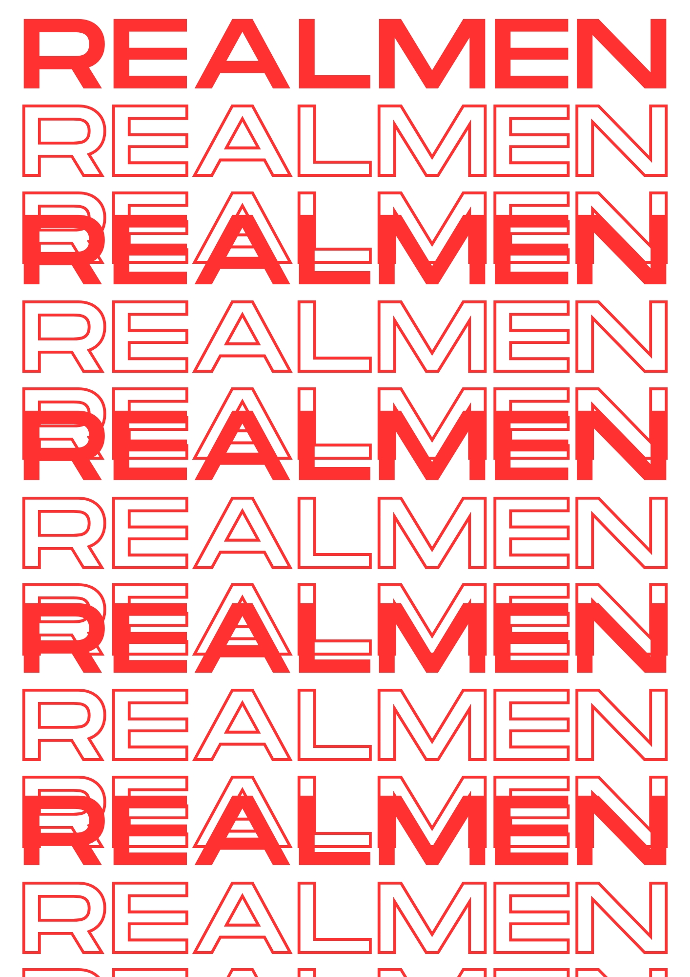 Real Men Sign REAL MEN - Jocksid